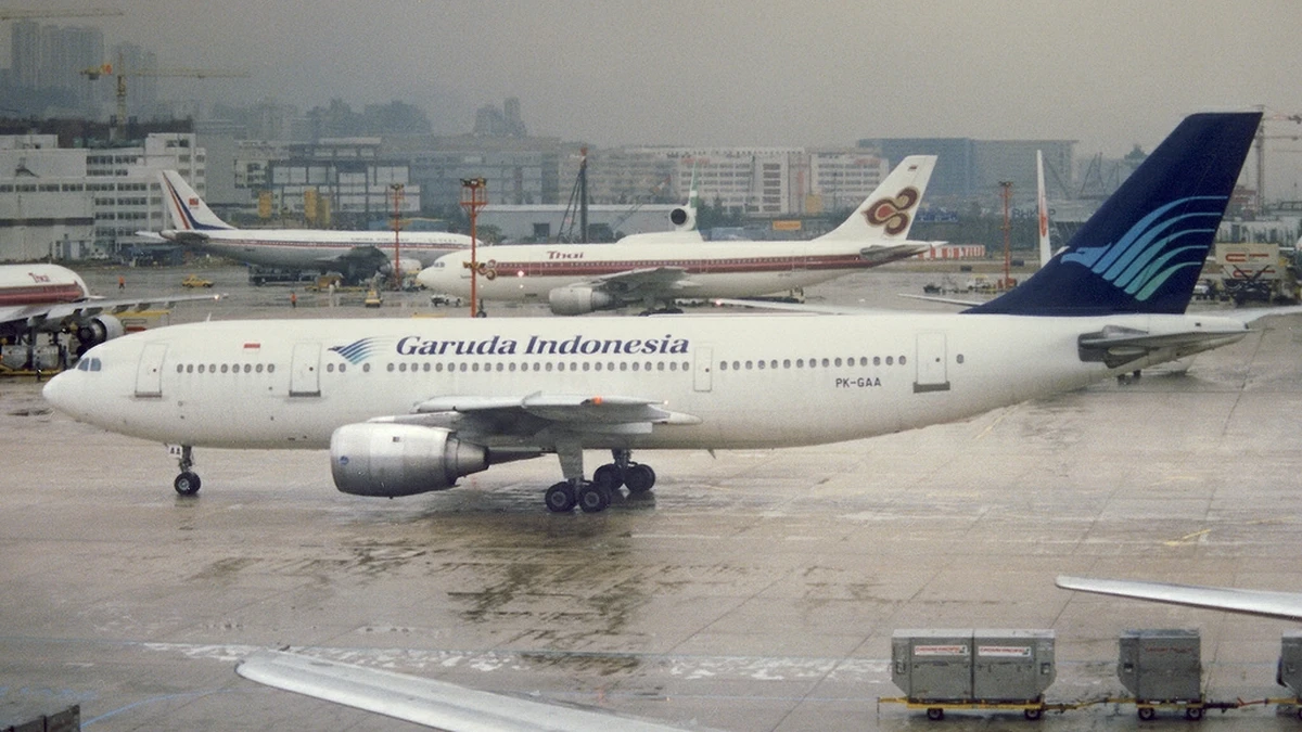 Foto schema e livrea ufficiale del modello di aereo Airbus A300B4-220FF