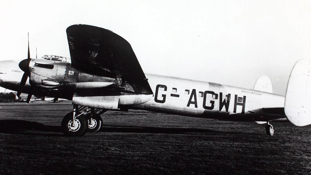 Foto schema e livrea ufficiale del modello di aereo Avro Avro Lancastrian