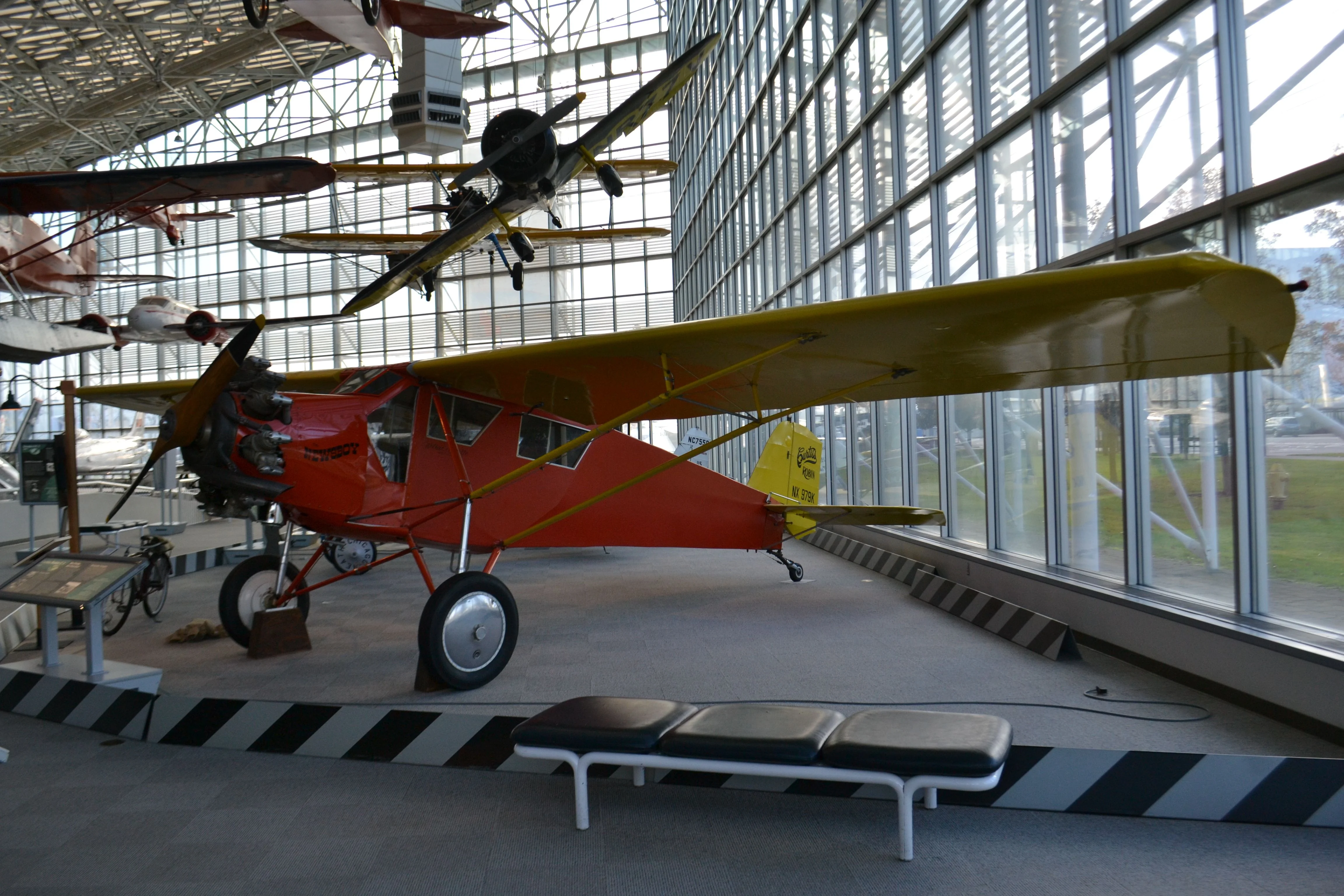 Foto schema e livrea ufficiale del modello di aereo Curtiss Robin