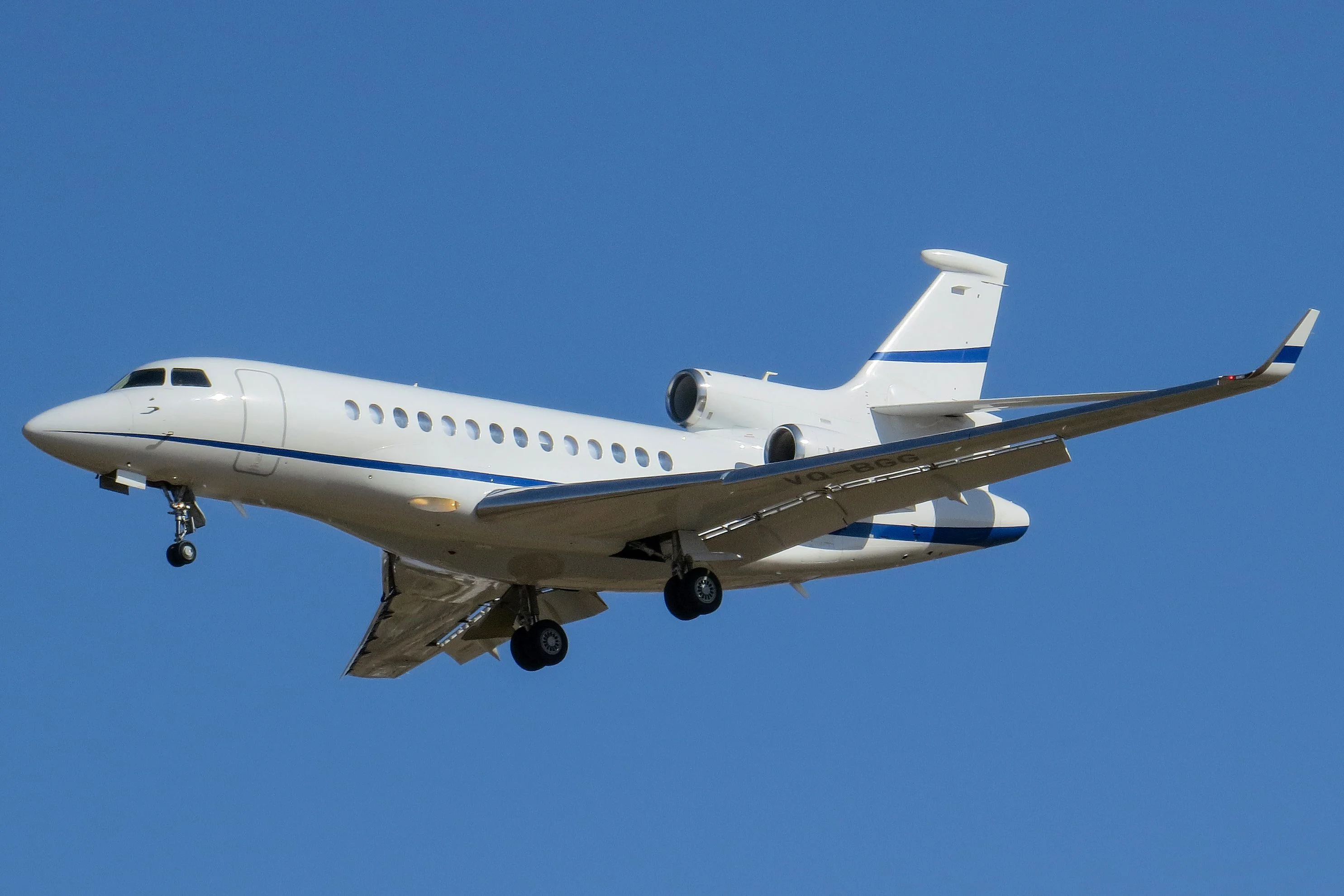 Foto schema e livrea ufficiale del modello di aereo Dassault Falcon 7X