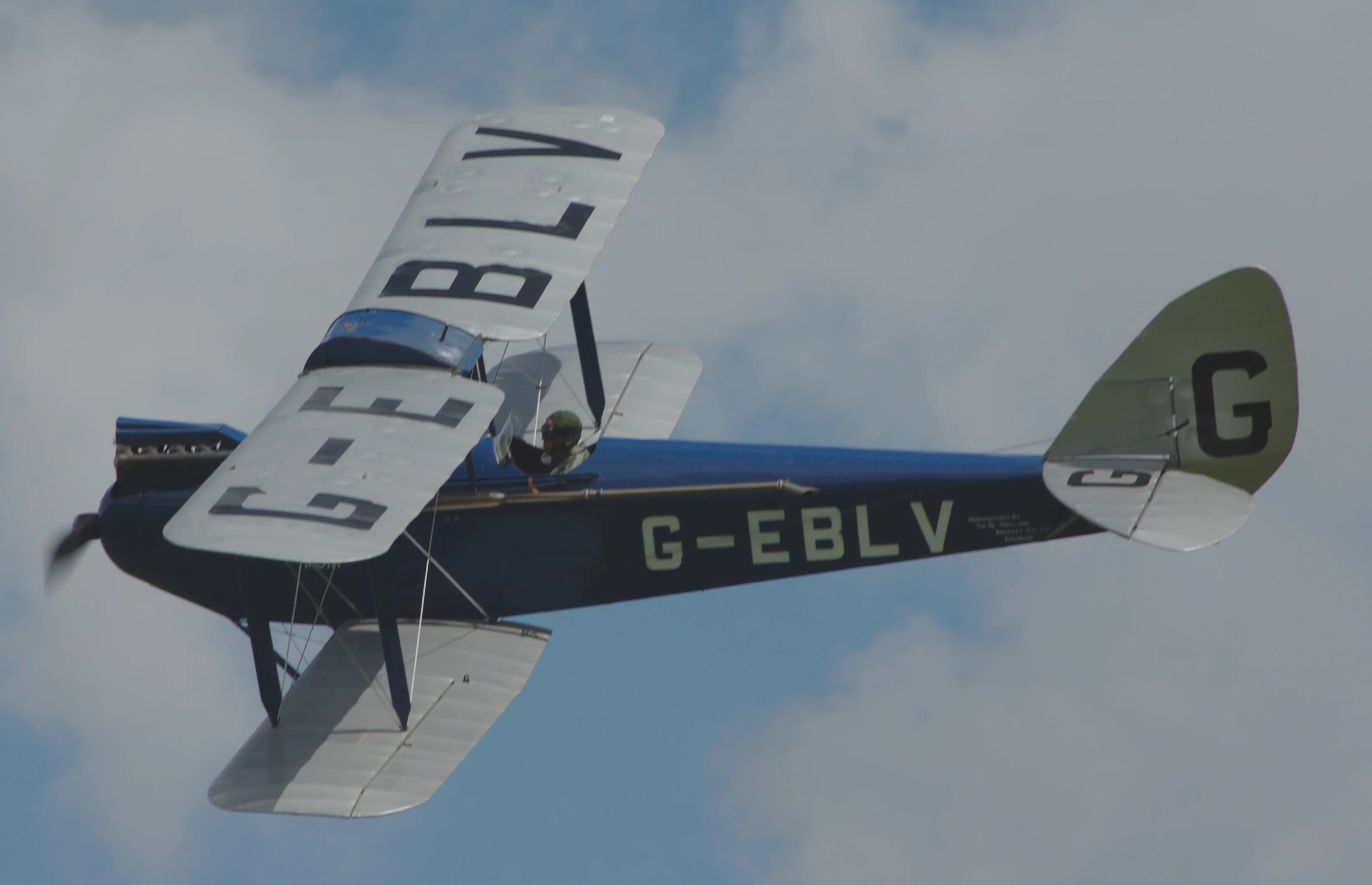 Foto schema e livrea ufficiale del modello di aereo de Havilland DH.60 Moth