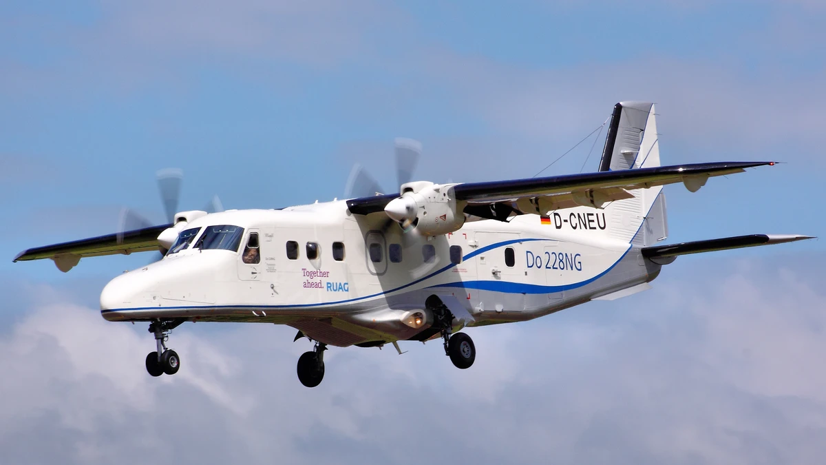 Foto schema e livrea ufficiale del modello di aereo RUAG 228 NG