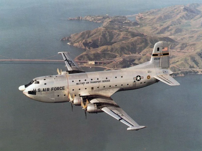 Foto schema e livrea ufficiale del modello di aereo Douglas C-124 Globemaster II