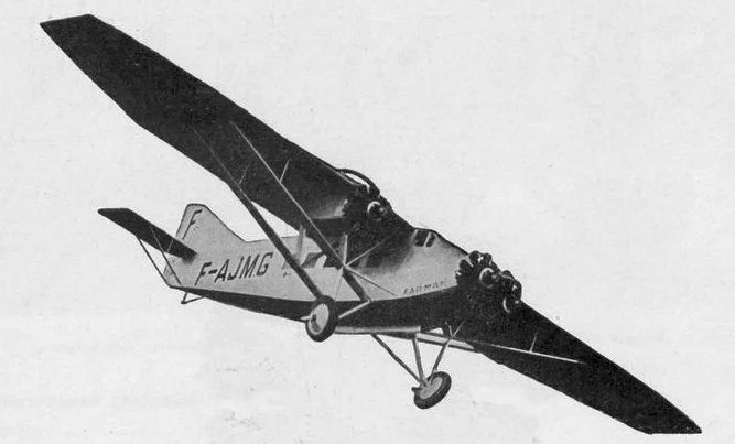 Foto schema e livrea ufficiale del modello di aereo Farman F.300