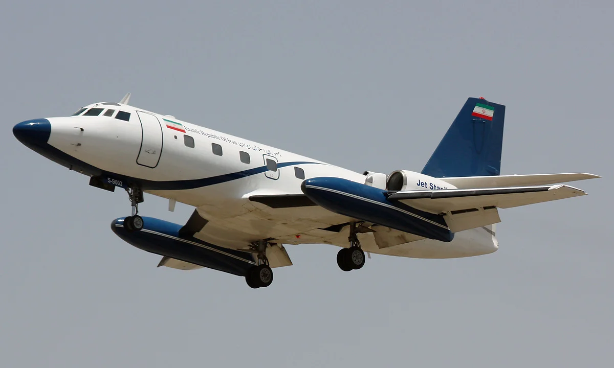 Foto schema e livrea ufficiale del modello di aereo Lockheed JetStar