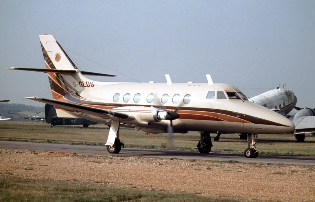 Foto schema e livrea ufficiale del modello di aereo Scottish Aviation Jetstream