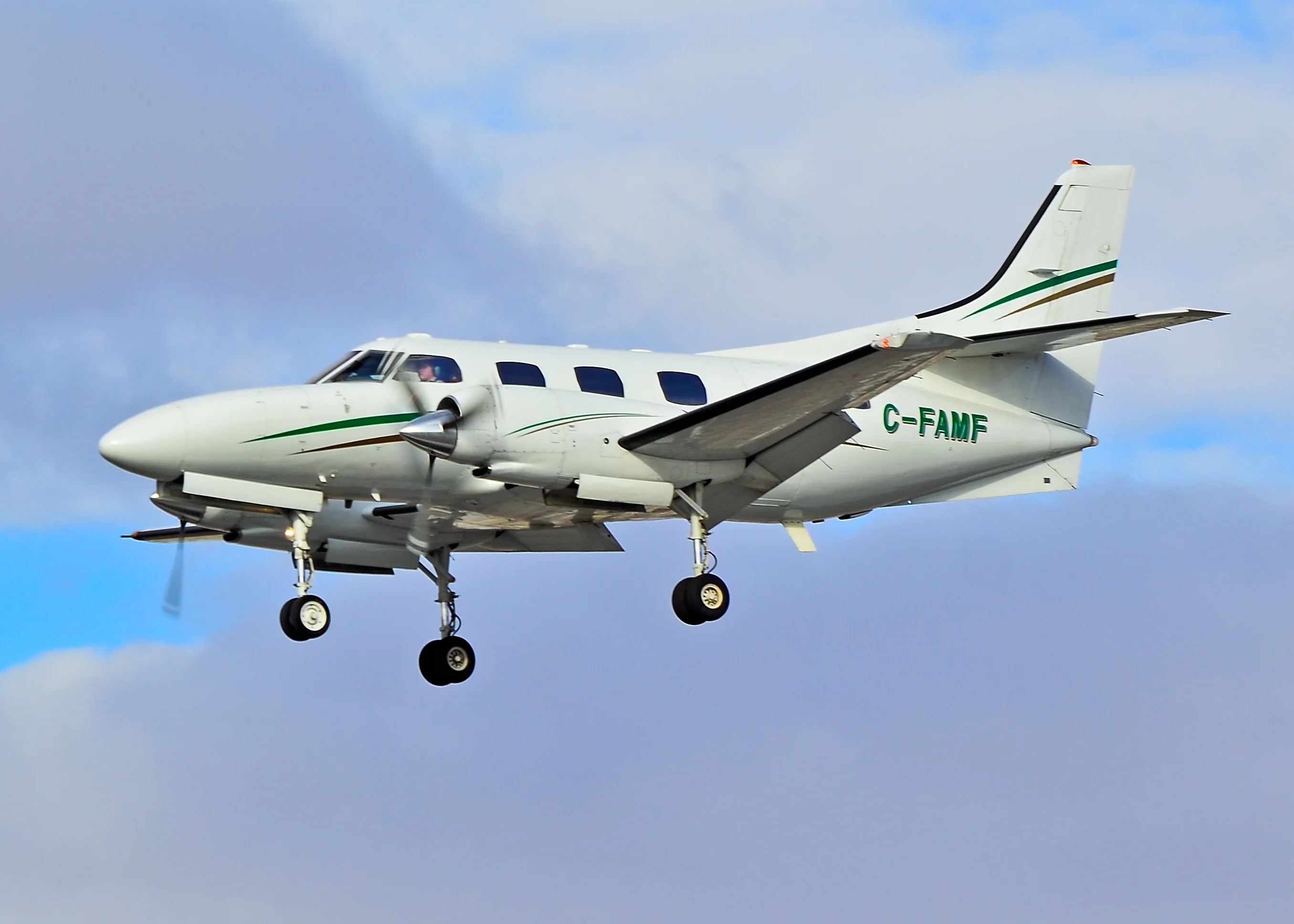 Foto schema e livrea ufficiale del modello di aereo Swearingen Merlin